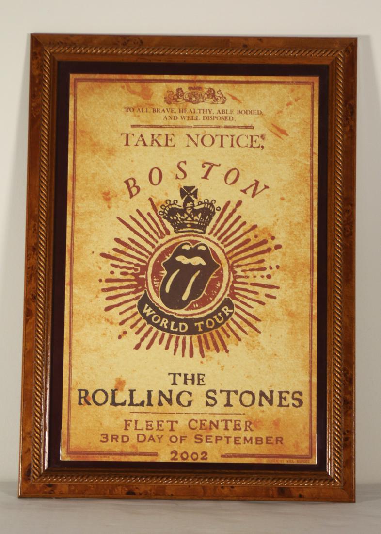 Rolling Stones Fleet Center Original Tour Poster (1 of 4)