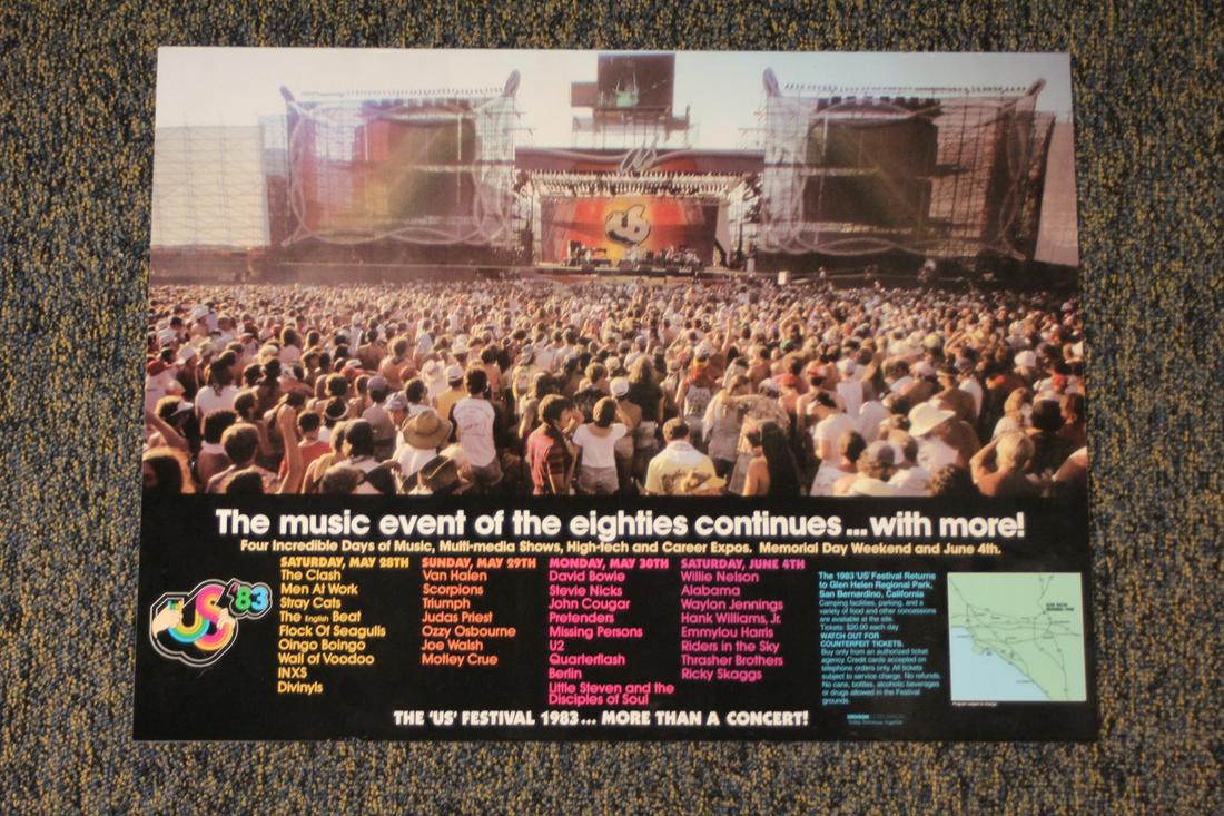 US Festival 1983 Poster* (1 of 5)