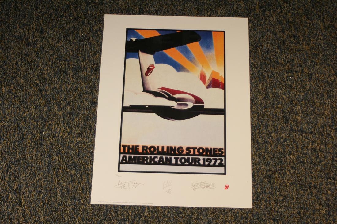 1972 Rolling Stones American Tour Print (1 of 8)
