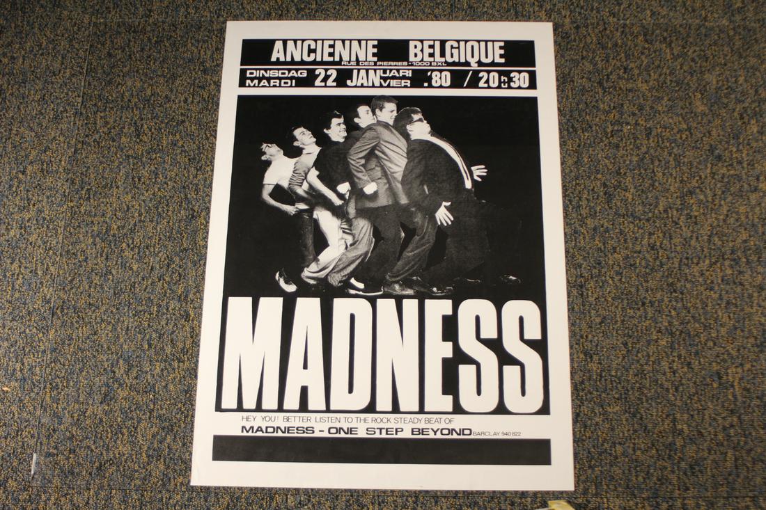 1980 Madness Poster: Poster Size: 35" x 25"