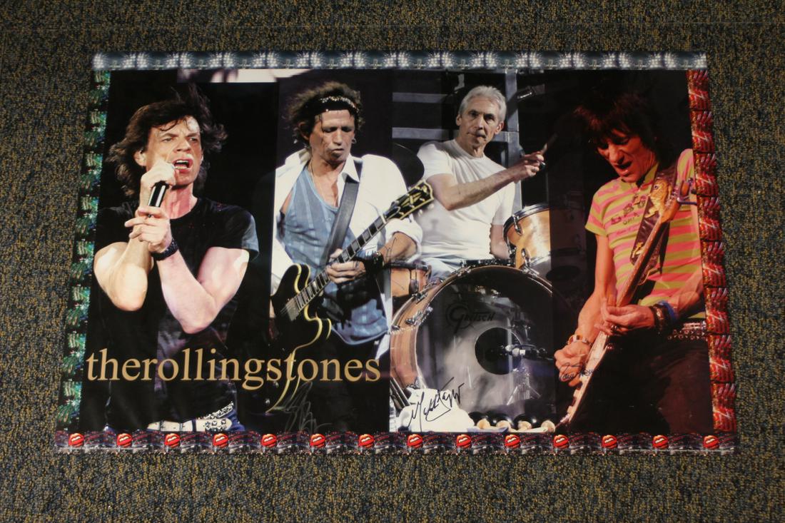 Signed Rolling Stones Poster (1 of 9)