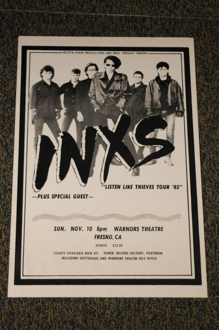 INXS 1985 Listen like Thieves Tour (1 of 3)