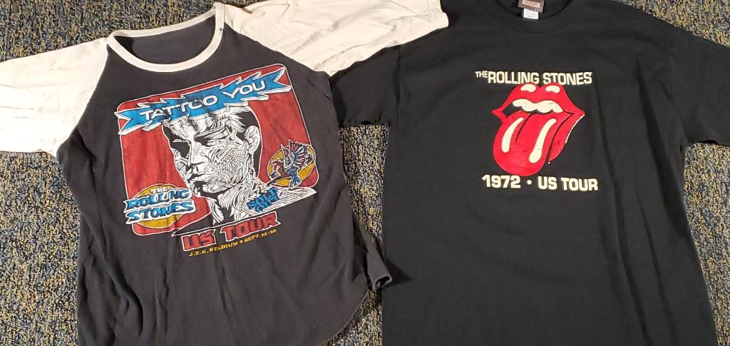 '72 & '81 Rolling Stones T-shirts (1 of 8)