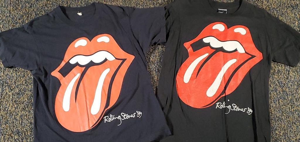 Two 1989 Rolling Stones T-Shirt (1 of 10)