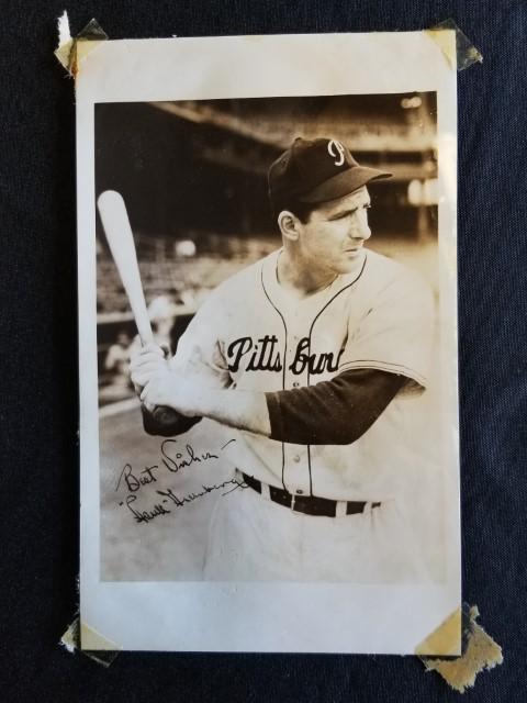 Hank Greenberg Signed Photo - Pittsburgh Baseball (1 of 6)