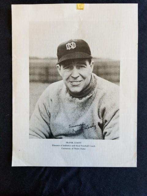 Frank Leahy Signed Photo - Notre Dame Football (1 of 5)