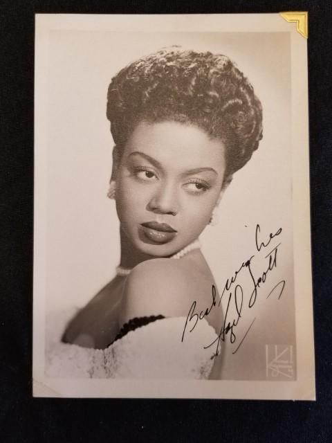 Hazel Scott Signed Photo (1 of 5)