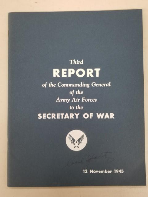 1945 Carl Spaatz Signed Booklet (1 of 6)
