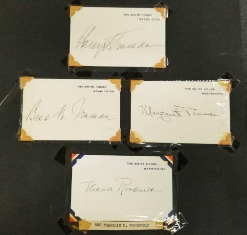 Signatures of Eleanor Roosevelt, Bess Truman, More (1 of 10)