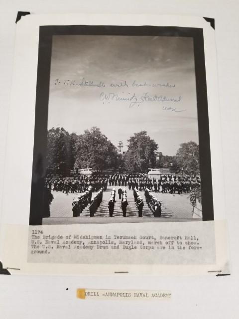 Photo Autographed by Fleet Admiral C. W. Nimitz (1 of 9)