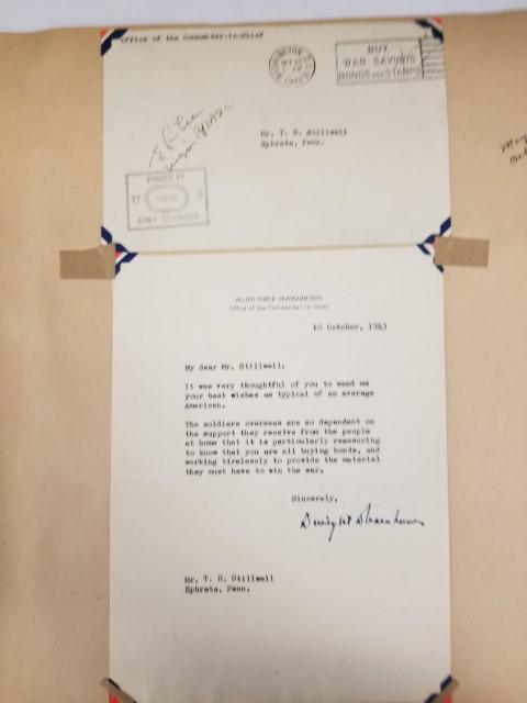 War Correspondence Letter of Dwight Eisenhower (1 of 12)