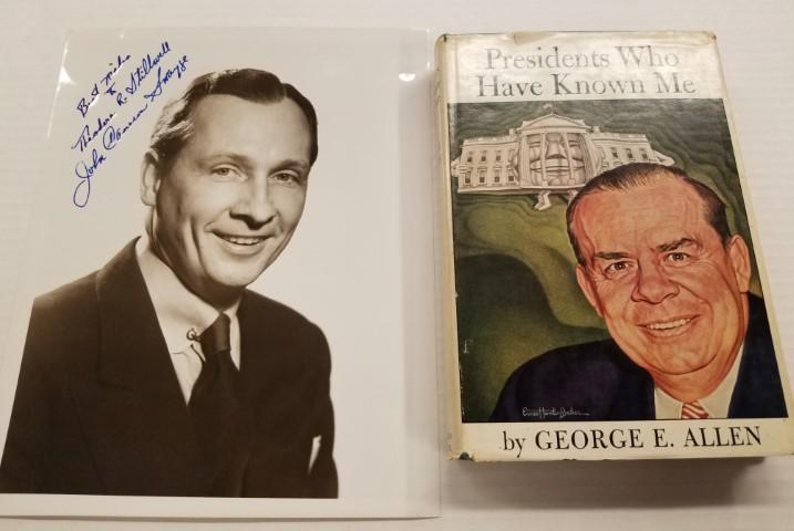 Autographed Photo and Book by John C. Swayze (1 of 10)