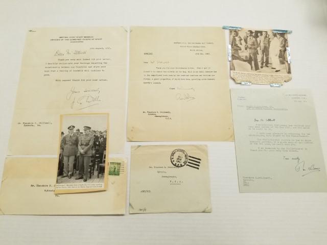 Signed Letters from Gen. Tedder and Gen. Dill (1 of 16)