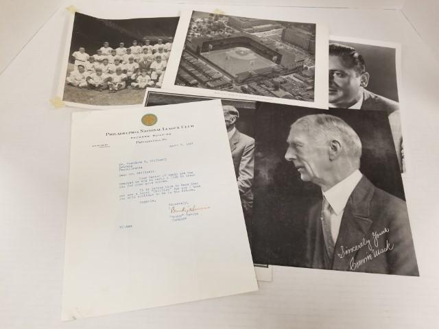 Signed 1943 Letter from Bucky Harris and More (1 of 10)