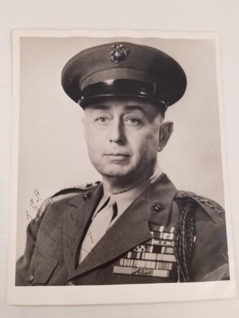 Autographed Photo of Gen. Clifton B. Cates (1 of 7)
