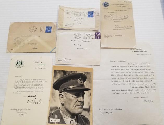 Signed Letter - Field Marshall A.P. Wavell & More (1 of 18)