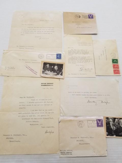 4 Signed 1943 Letters with Original Envelopes (1 of 20)