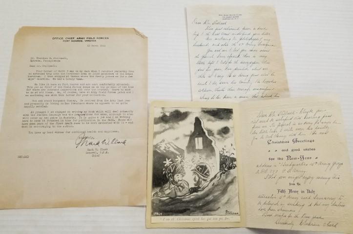 1950 Signed Letter by Gen. Mark W. Clark and More (1 of 13)