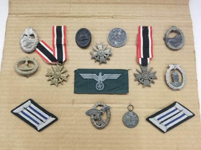 Assortment of WW2 German Medals and Patches (1 of 15)