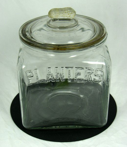 92 Vintage 1950's Planters Peanut Square Jar