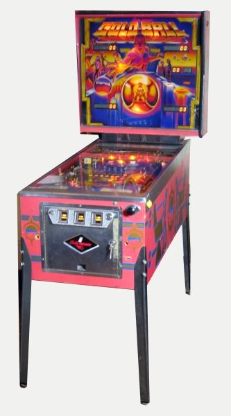 Gold top ball pinball