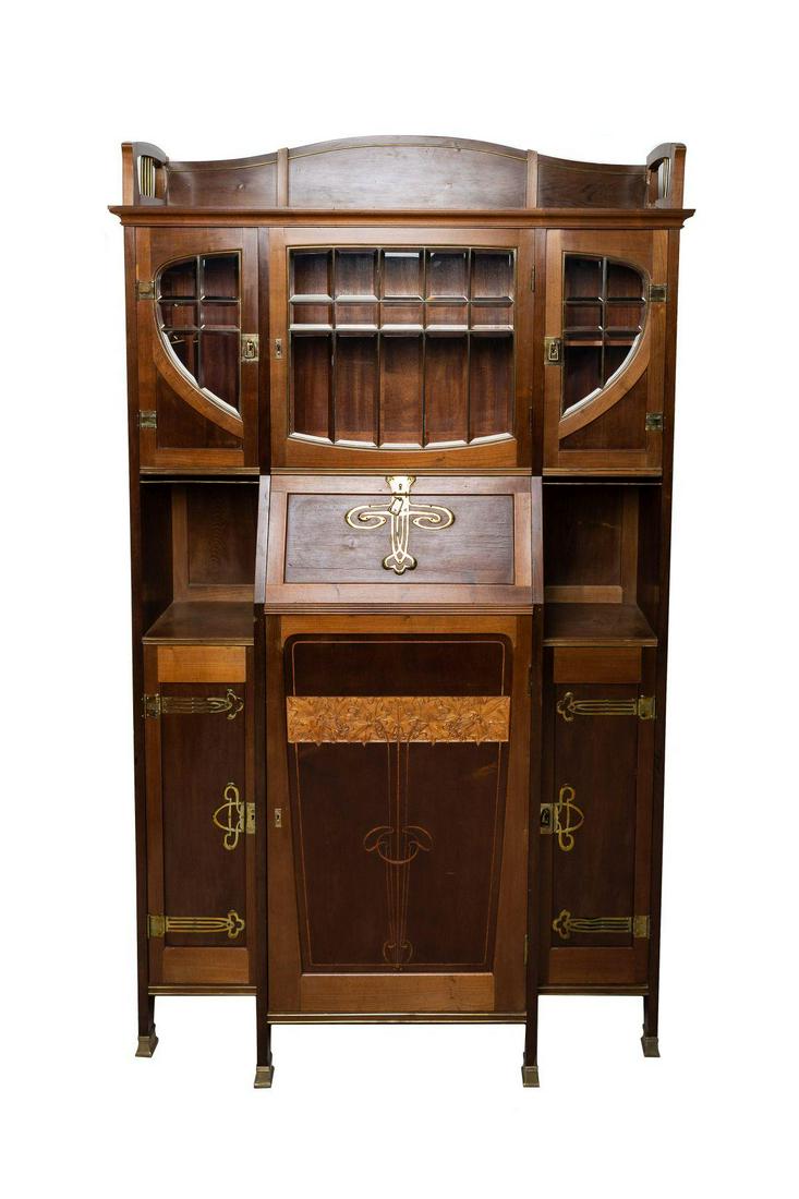 Art Nuveau Display case | Jugendstil Vitrinenschrank (1 of 2)