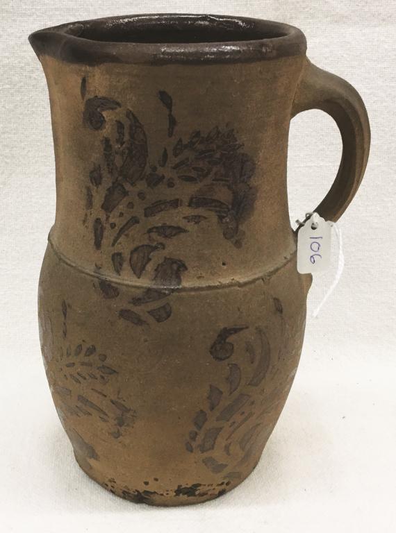 Western PA Tanware Milk Pitcher 7.5" H Condition: Good (1 of 1)
