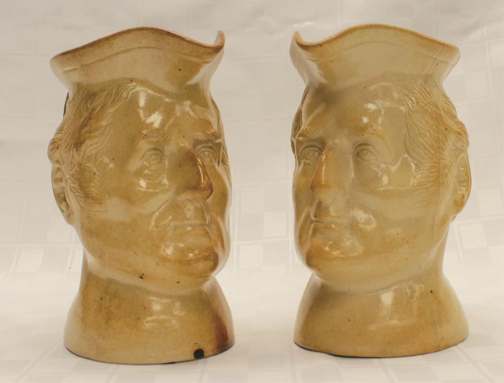 Two Doulton Lambeth Medium Sized Pitchers each 8" H x (1 of 1)