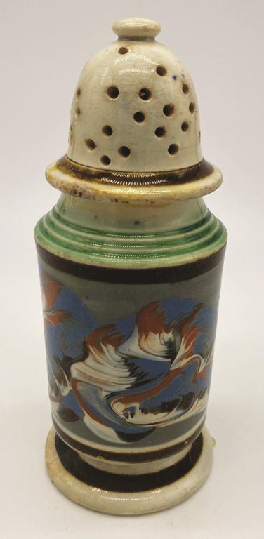 Mochaware Tightweave Earthworm Pepper Pot 5" H (1 of 1)