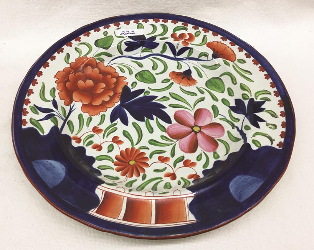 Gaudy Dutch Carnation Plate 10" Dia. Condition: Good (1 of 1)