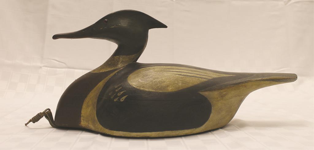 Unusual Folk Art Decoy with Bold Head and Body Carving (1 of 1)