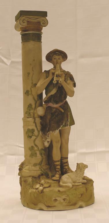 Royal DUX Candle Holder 6" W x 16" H Condition: Good (1 of 1)