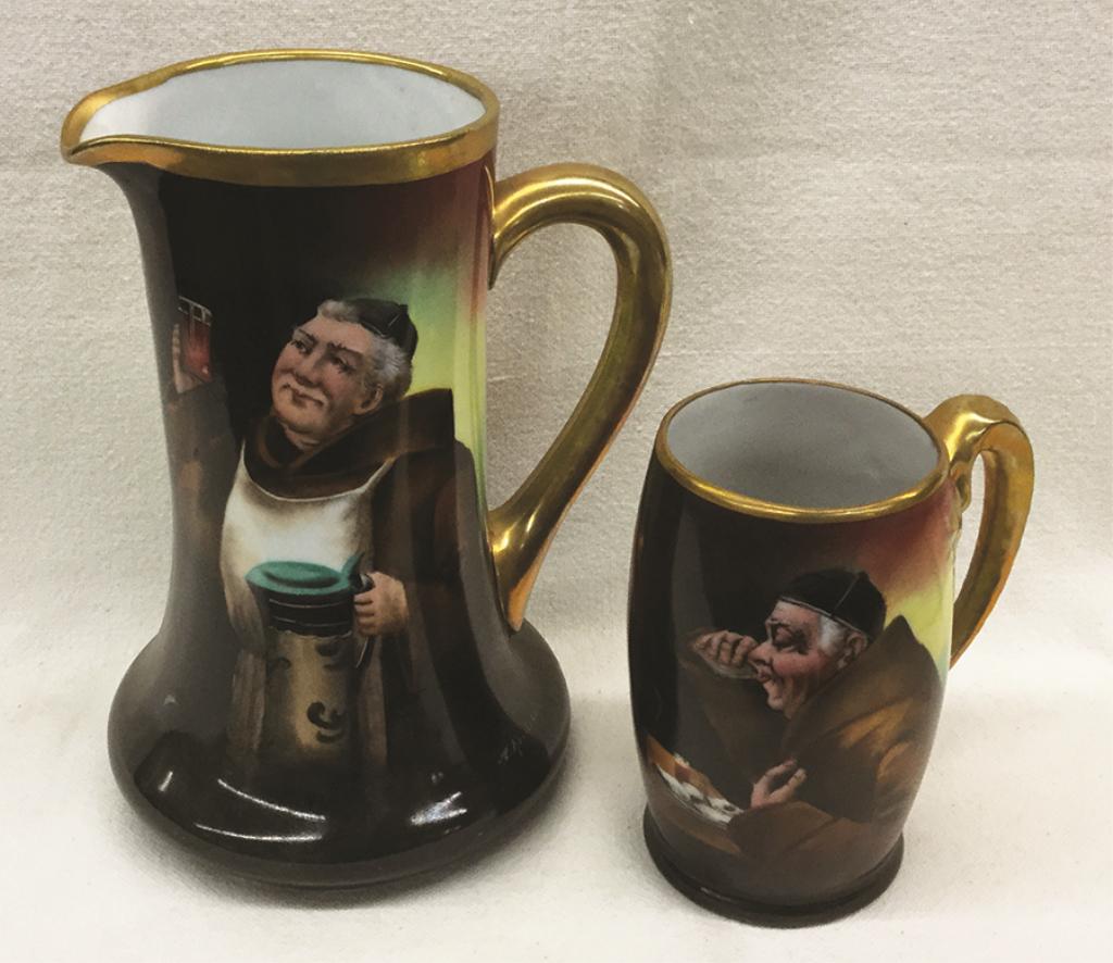 Two Pieces of Adolf Heidrich Handpainted Porcelain with (1 of 1)