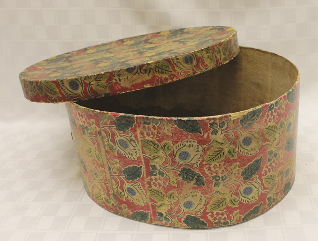 Wallpaper Band Box 14.25" L x 12.5" W x 6.5" H (1 of 1)