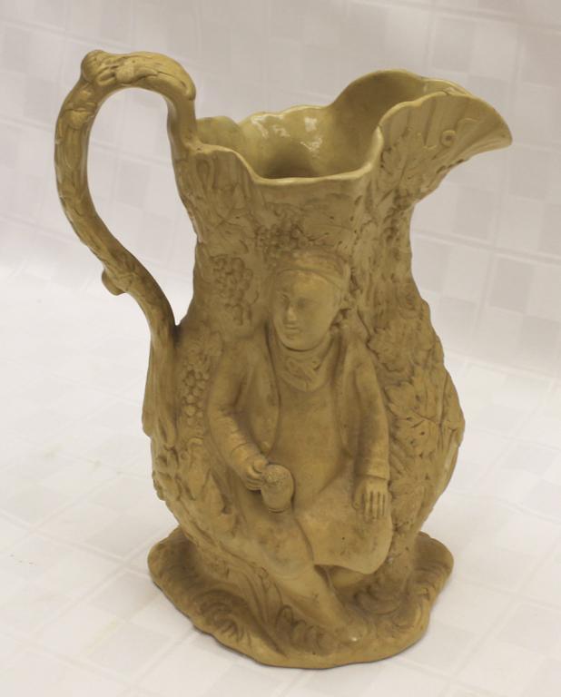 Yellowware Cream Pitcher Condition: Good (1 of 1)