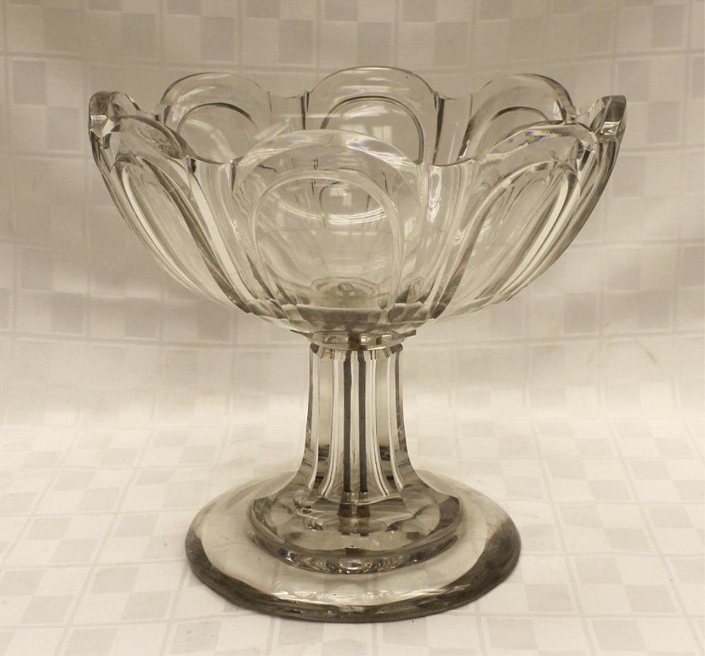 Heavy Lead Crystal Centerpiece Compote 10" W x 9.5" (1 of 1)
