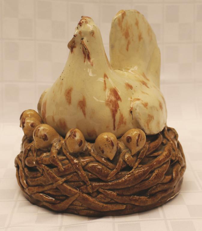 A Very Special Western PA (or Ohio) Hand- Pottery Dish (1 of 1)