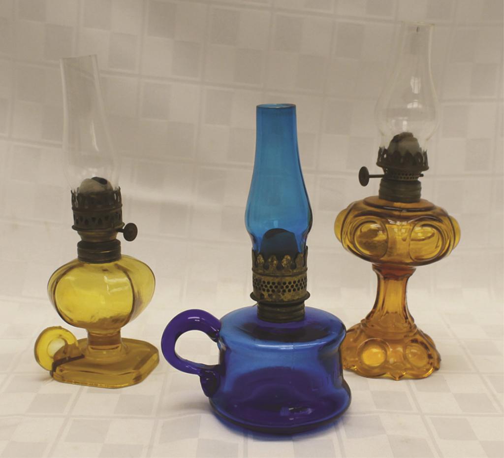 Three Piece Miniature Colored Brass Lanterns each (1 of 1)