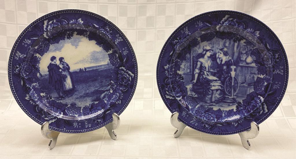 Two Historical Wedgewood Plates "The Return of the (1 of 1)
