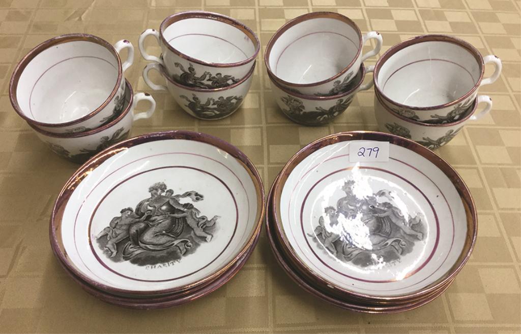 16 Pieces Copper Transferware with the theme "Faith, (1 of 1)