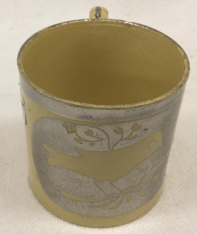Lustre/Canary Ware Miniature Mug 2.125" H Condition:: Condition: Good with an old repair to handle