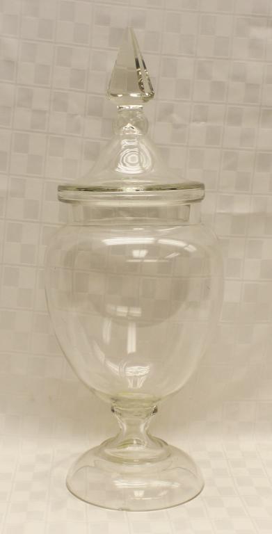 Very Large Handblown Apothecary Jar 24" H x 9" W (1 of 1)