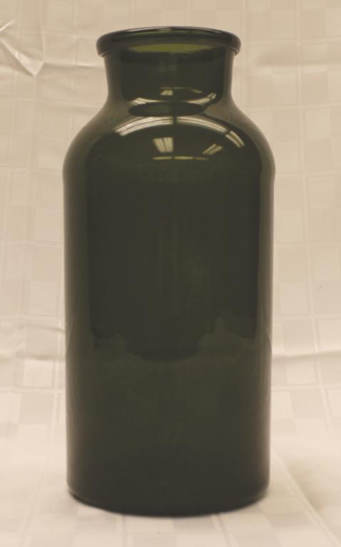 Blue Apothecary Jar 9" H x 4" W Condition: Good (1 of 1)