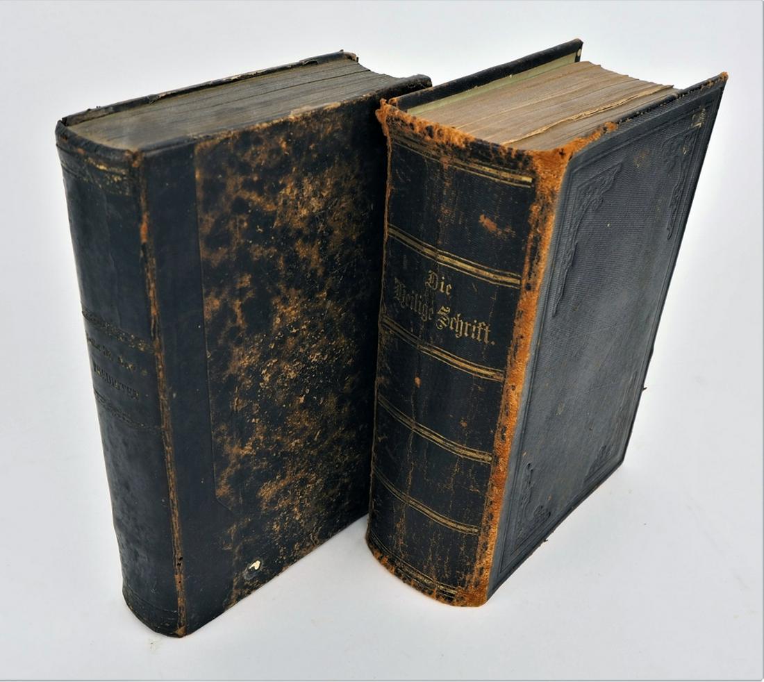 Two books Holy Scriptures 19th century, German (1 of 2)