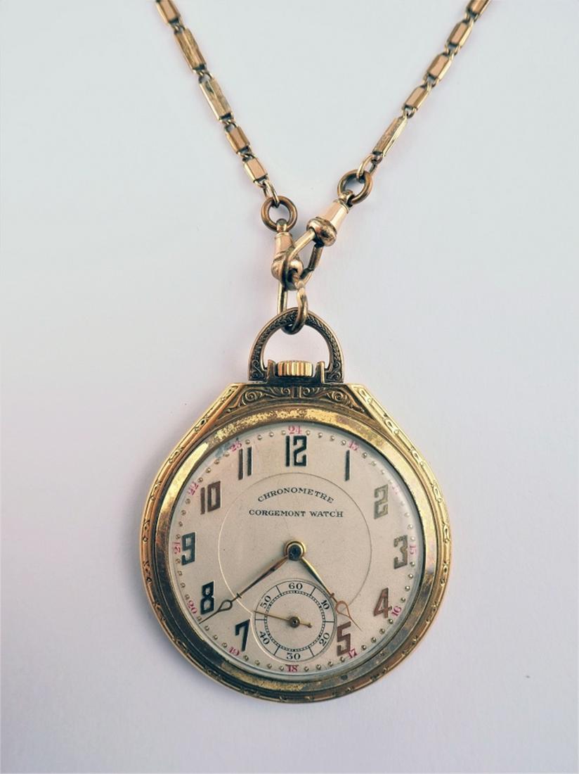 Art Deco pocket watch around 1920 (1 of 4)