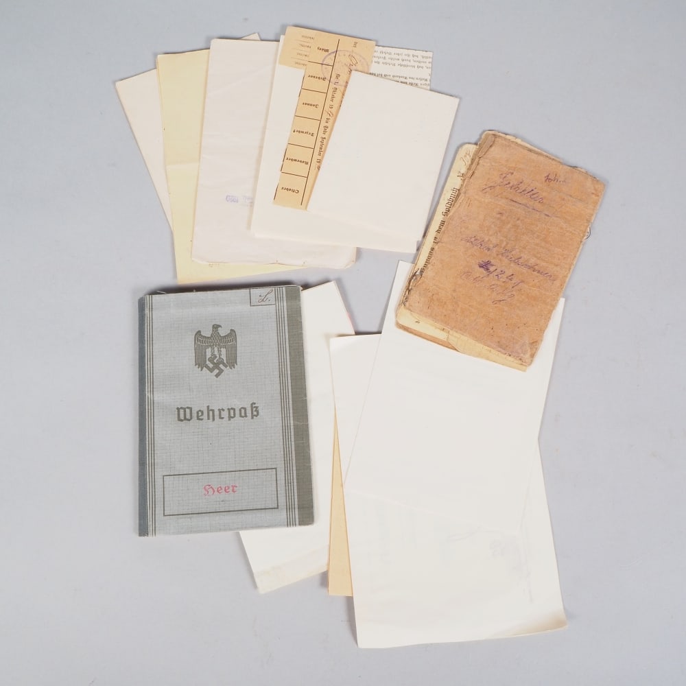 Military service record documents convolute documents Saxony Inf.-Rgt 241: Military service record documents convolute documents Saxony Inf.-Rgt 241Passport documents of a brave Saxon:-Certificate Hungarian War Remembrance Medal-Certificate Hungarian War Remembrance Medal 19