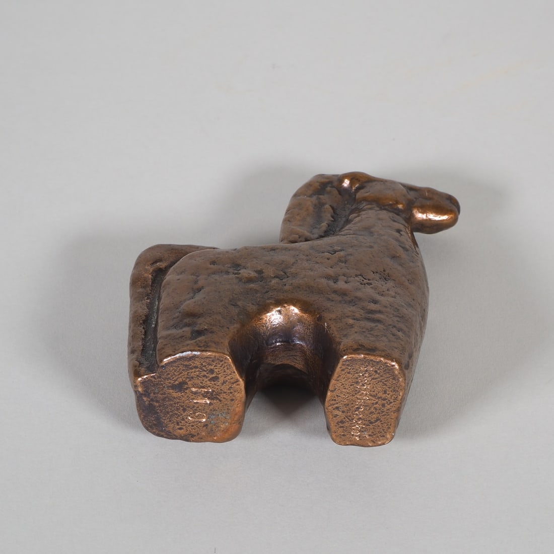 Helmut Friedrich Schäffenacker (1921 Ulm - 2010) - Bronze horse: Helmut Friedrich Schäffenacker (1921 Ulm - 2010) - Bronze horseBronze sculpture of a small horse, patinated, h. 9.5 cm. Stamped “Schäffenacker” and no. 119 on the underside.Helmu