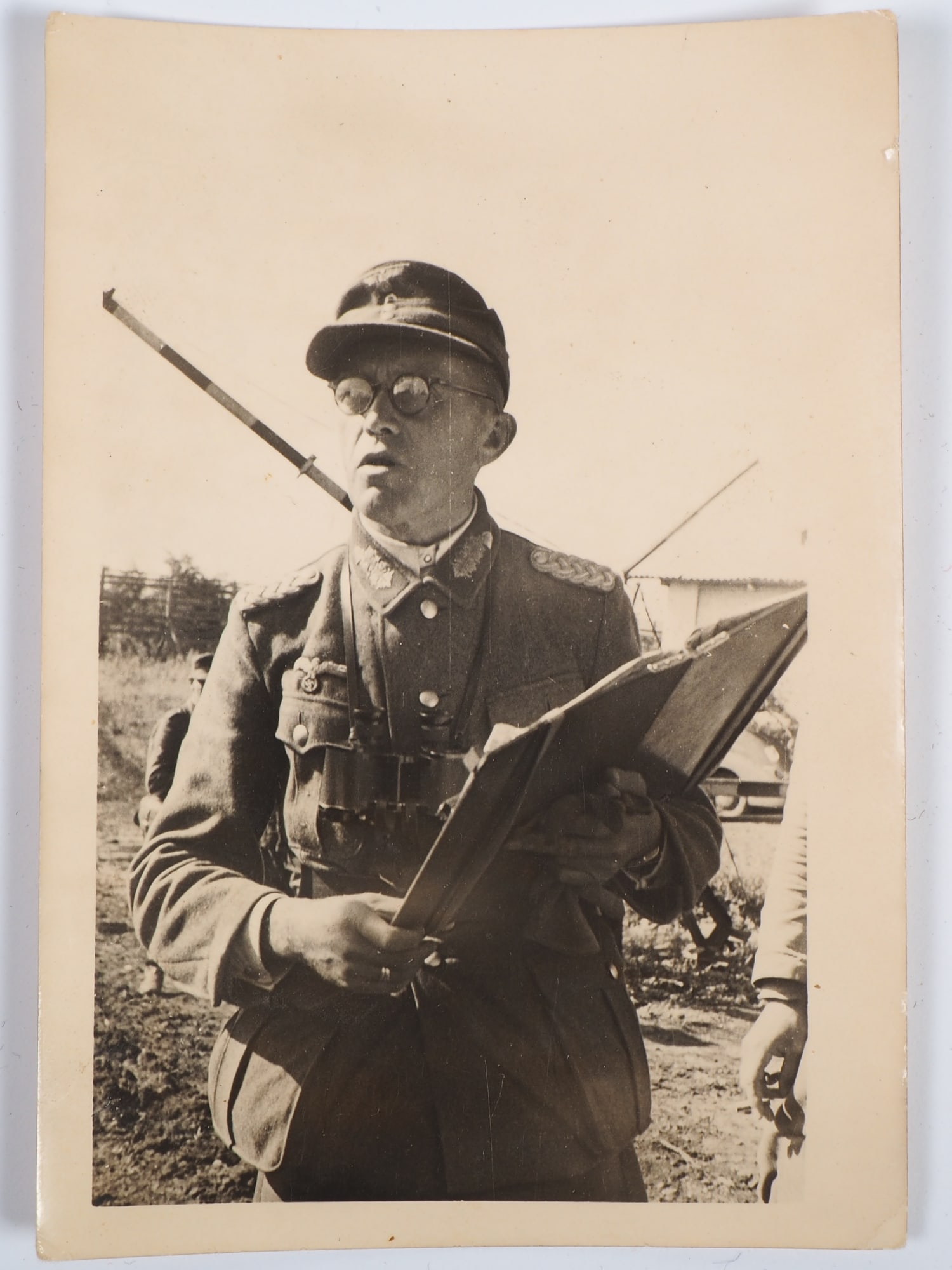 Original photo General Vinzenz Müller Eastern Front WW2: Original photo General Vinzenz Müller Eastern Front WW2 Original photo of Wehrmacht General Vinzenz Müller on the Eastern Front, later in Soviet captivity with the National Committee Free Germany an