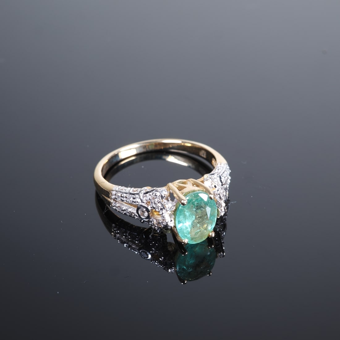 Ethiopian Emerald Gold Ring - Lance Fischer, 14K Gold (1 of 1)