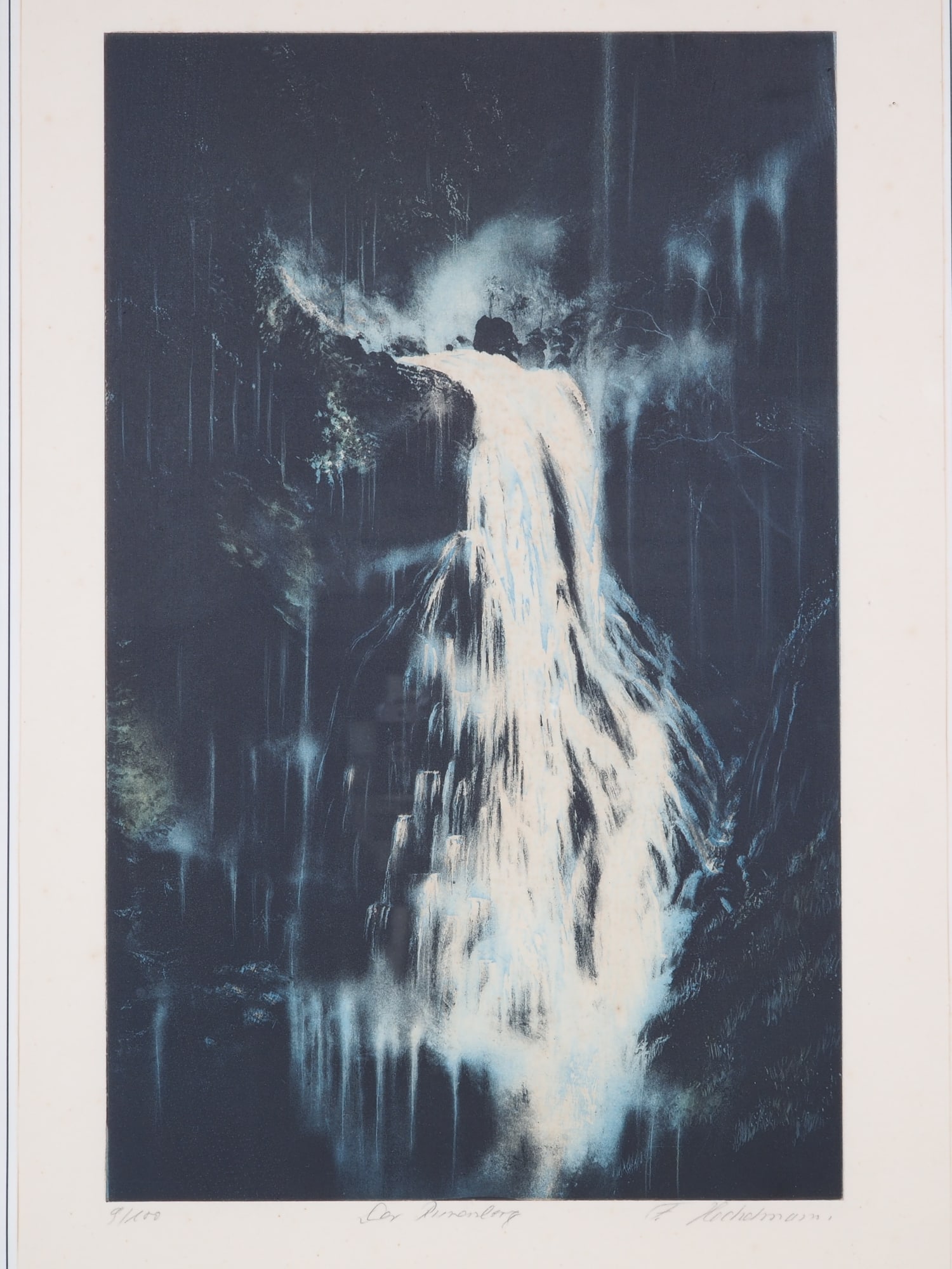 Friedrich Hechelmann (1948, Isny im Allgäu - 2024) - Hand-signed color silkscreen “Der (1 of 3)